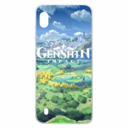 Чехол для Samsung A10 Genshin Impact World