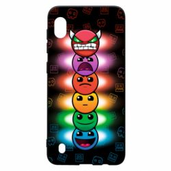 Чохол для Samsung A10 Geometry Dash Levels - PrintSalon