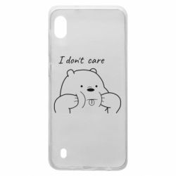Чехол для Samsung A10 I don't care white