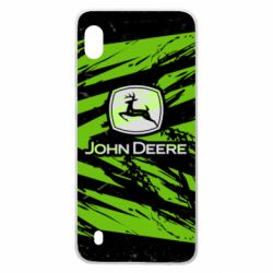 Чохол для Samsung A10 John Deere and green background - PrintSalon