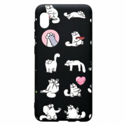 Чехол для Samsung A10 Кот Саймона эмоции