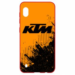 Чехол для Samsung A10 KTM and grunge background - PrintSalon