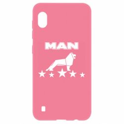 Чехол для Samsung A10 Man lion and stars - PrintSalon