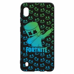 Чехол для Samsung A10 Marshmello Fortnite Dab Neon - PrintSalon