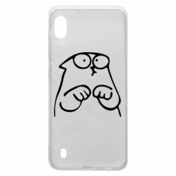 Чехол для Samsung A10 Милый Кот Саймона