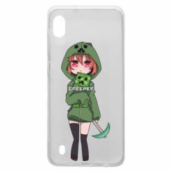 Чехол для Samsung A10 Minecraft anime - PrintSalon