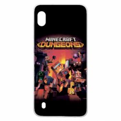 Чехол для Samsung A10 Minecraft Dungeons new - PrintSalon