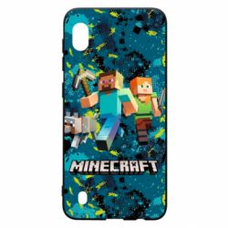 Чохол для Samsung A10 Minecraft Steve Alex And Dog - PrintSalon