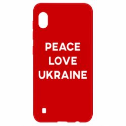 Чехол для Samsung A10 Мир, любовь, Украина - PrintSalon