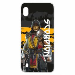 Чехол для Samsung A10 Mortal Kombat-Scorpion-PrintSalon Чехол для Samsung A10 Mortal Kombat-Scorpion