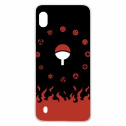 Чехол для Samsung A10 Naruto Sasuke Uchiha Sharingan - PrintSalon