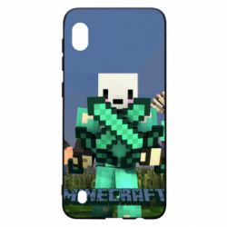 Чехол для Samsung A10 Novaskin Minecraft - PrintSalon