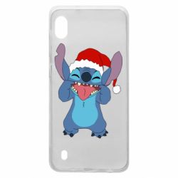 Чехол для Samsung A10 Новогодний Стич