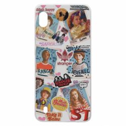 Чехол для Samsung A10 Очень странные дела. Стикеры - PrintSalon