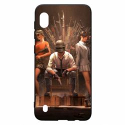 Чехол для Samsung A10 Pubg on the throne - PrintSalon