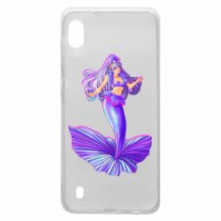 Чехол для Samsung A10 Purple Mermaid Barbie