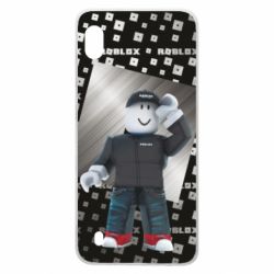 Чохол для Samsung A10 Roblox And Metal Logo - PrintSalon