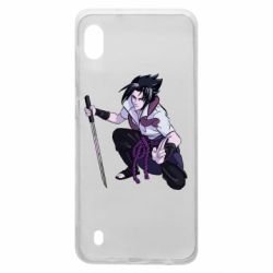 Чехол для Samsung A10 Sasuke with katana - PrintSalon