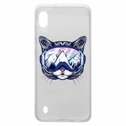 Чохол для Samsung A10 Snowboard Cat
