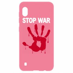 Чехол для Samsung A10 Stop War - PrintSalon
