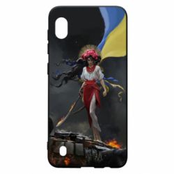 Чохол для Samsung A10 Українка захисниця - PrintSalon