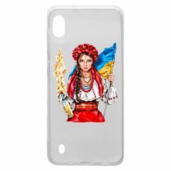 Чохол для Samsung A10 Українська дівчина у вінку