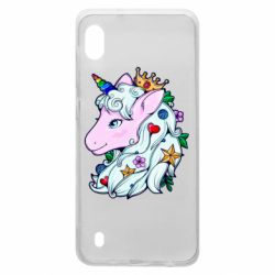 Чехол для Samsung A10 Unicorn Princess - PrintSalon