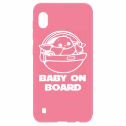 Чехол для Samsung A10 Вaby on board