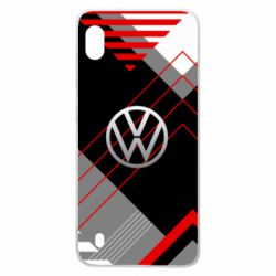 Чехол для Samsung A10 Volkswagen logo and abstraction - PrintSalon