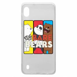 Чехол для Samsung A10 We bare bears collage