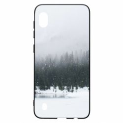 Чехол для Samsung A10 Winter forest