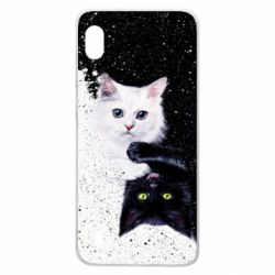 Чехол для Samsung A10 Yin and Yang cats - PrintSalon