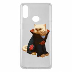 Чехол для Samsung A10s Akatsuki angry cat - PrintSalon