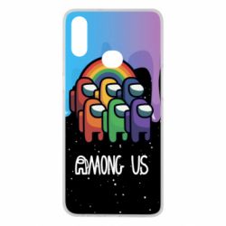 Чехол для Samsung A10s Among Us art paints - PrintSalon