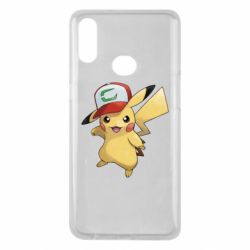 Чехол для Samsung A10s Ash's hat Pikachu - PrintSalon