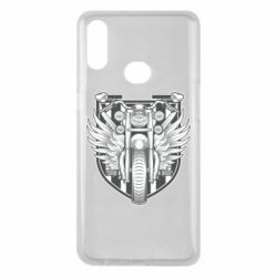 Чехол для Samsung A10s Bike Shield Art - PrintSalon