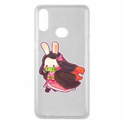 Чехол для Samsung A10s Chibi Bunny Kamado Nezuko - PrintSalon