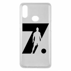 Чехол для Samsung A10s Cristiano Ronaldo Silhouette Art - PrintSalon