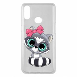 Чехол для Samsung A10s Cute raccoon - PrintSalon