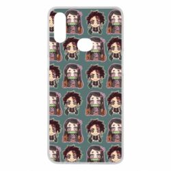 Чехол для Samsung A10s Cute Tanjiro with Nezuko - PrintSalon
