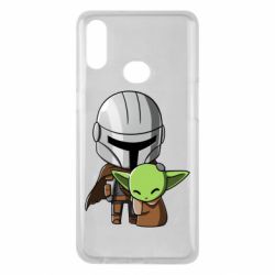 Чехол для Samsung A10s Din Djarin And The Child - PrintSalon