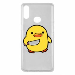 Чохол для Samsung A10s Duckling With A Knife - PrintSalon