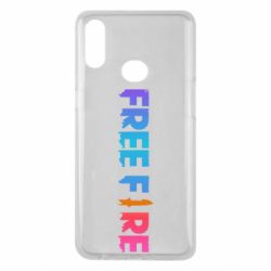 Чехол для Samsung A10s Free fire gradient logo - PrintSalon