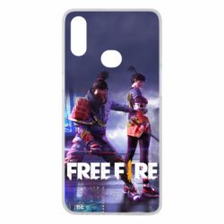 Чехол для Samsung A10s Garena Free Fire Samurai Team - PrintSalon