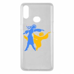 Чехол для Samsung A10s Гопак. Девушка и парень - PrintSalon