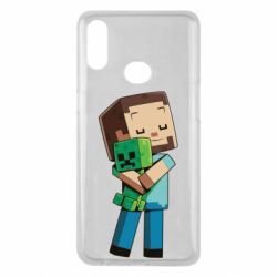 Чохол для Samsung A10s Heroes from Minecraft - PrintSalon