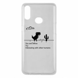 Чехол для Samsung A10s Internet Dinosaur - PrintSalon