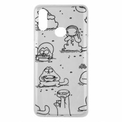 Чохол для Samsung A10s Кіт Саймона - PrintSalon