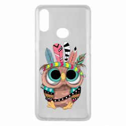 Чехол для Samsung A10s Little owl with feathers - PrintSalon