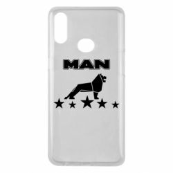 Чехол для Samsung A10s Man lion and stars - PrintSalon